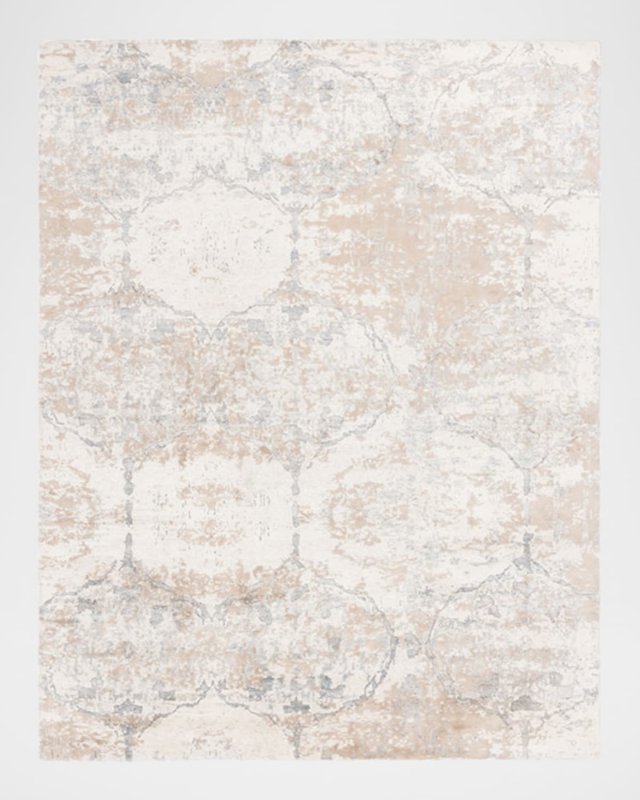 Tiffany Hand-Knotted Rug, 6' x 9'
